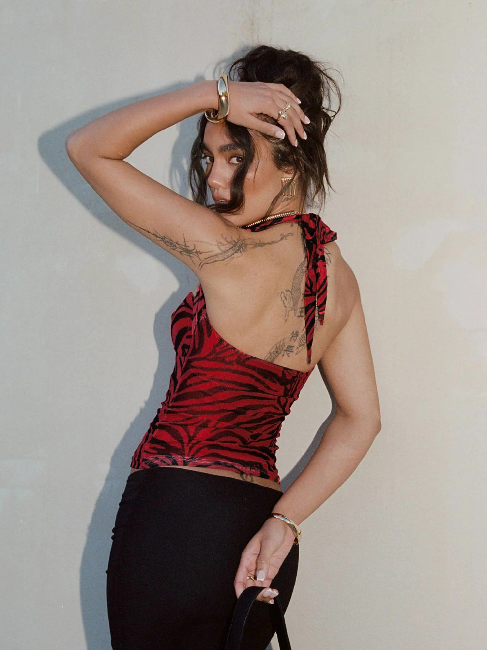 Nikki's Red Halter Top