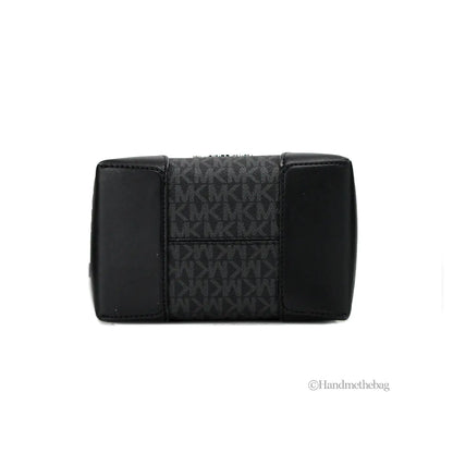 Michael Kors Mercer Small Black PVC Bucket Crossbody Bag